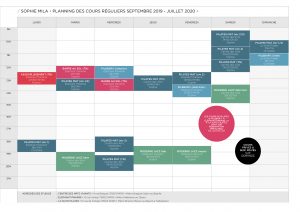 Planning sept 2019